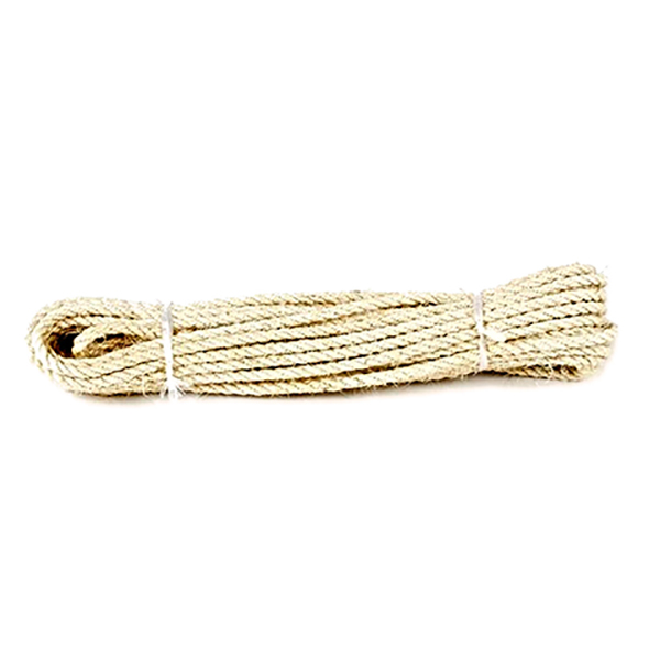 0.5m Long Natural Sisal Rope For Crafts, Cats Scratching Post & Pets Animal