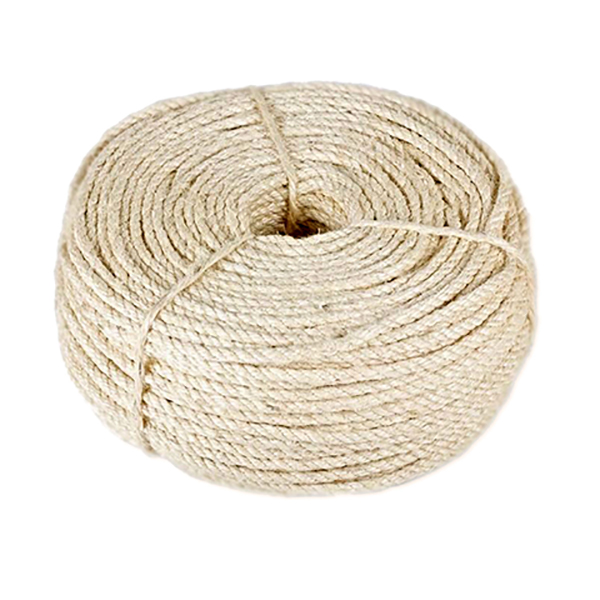 0.5m Long Natural Sisal Rope For Crafts, Cats Scratching Post & Pets Animal