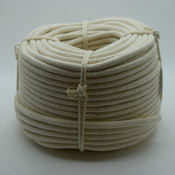 10mm Soft & Eco-Friendly Braided Cotton Rope for Washing Clothes and Bag Handles 