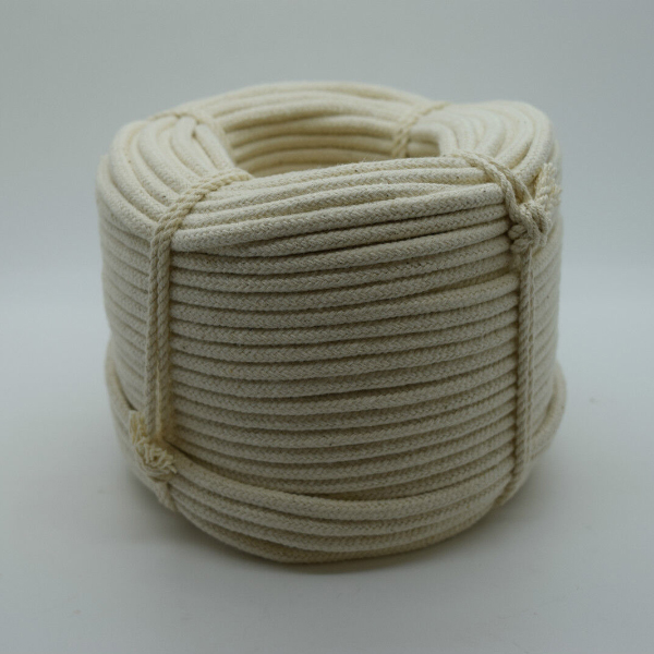 10mm Soft & Eco-Friendly Braided Cotton Rope for Washing Clothes and Bag Handles 