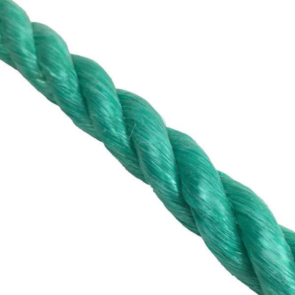 10mm Green Polypropylene 3 Strand Nylon Rope For Marine & Domestic Uses