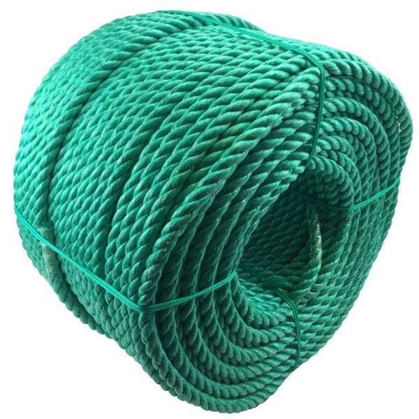 10mm Green Polypropylene 3 Strand Nylon Rope For Marine & Domestic Uses