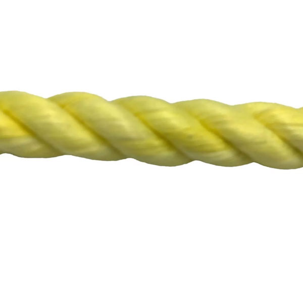 10mm Yellow Polypropylene 3 Strand Nylon Rope For Marine & Domestic Uses