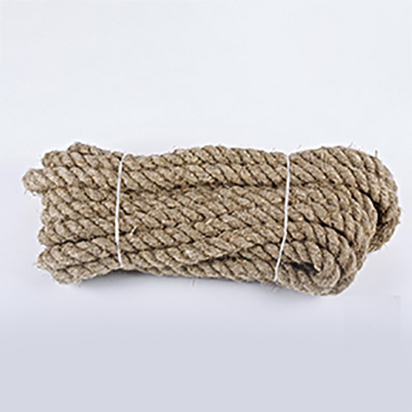 10mm Thick Twisted Braided European Flax Linen Hemp Rope For Decking Garden & Boating