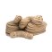 10mm Thick Natural Twisted Hessian Braided Jute Rope For Decking Garden & Boating Sash 