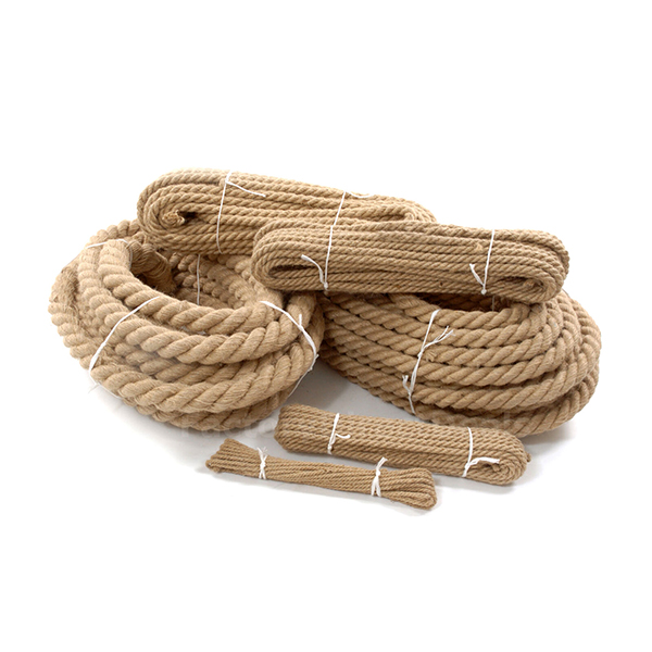 10mm Thick Natural Twisted Hessian Braided Jute Rope For Decking Garden & Boating Sash 