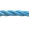 3 Strand Blue 12mm Thick Polypropylene Rope Coil Nylon Lightweight 