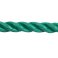 12mm Green Polypropylene 3 Strand Nylon Lightweight Rope Coil 