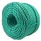 12mm Green Polypropylene 3 Strand Nylon Lightweight Rope Coil 