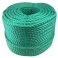 12mm Green Polypropylene 3 Strand Nylon Lightweight Rope Coil 