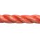 12mm Polypropylene Orange Rope Coil 3 Strand Nylon Lightweight Rope