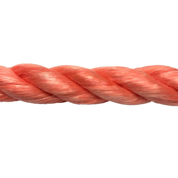 12mm Polypropylene Orange Rope Coil 3 Strand Nylon Lightweight Rope