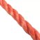 12mm Polypropylene Orange Rope Coil 3 Strand Nylon Lightweight Rope