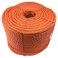 12mm Polypropylene Orange Rope Coil 3 Strand Nylon Lightweight Rope