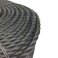 12mm Thick 3 Strand Polypropylene Black Nylon Lightweight Rope Coil 