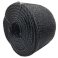 12mm Thick 3 Strand Polypropylene Black Nylon Lightweight Rope Coil 