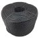 14mm Black Polypropylene Rot And Shrink Proof Coil 3 Strand Nylon Rope