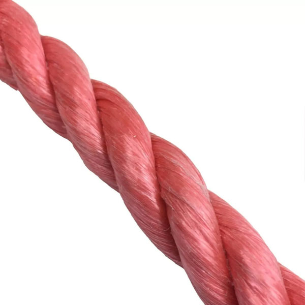 3 Strand Polypropylene 16mm Red Coil Nylon Lightweight Rope 