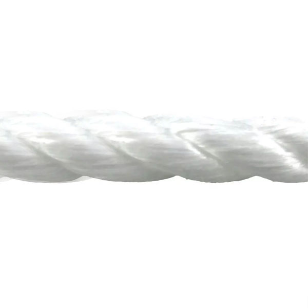 3 Strand Polypropylene 16mm White Coil Nylon Lightweight Rope