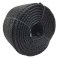 18mm Black Polypropylene 3 Strand Tough Rope Nylon Lightweight Coil