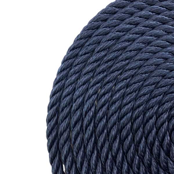 2 Pcs Navy Blue Softline Warps Boat Lines High Strength Mooring Ropes 