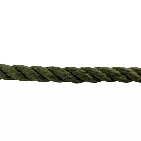 2 Pcs Olive Green Softline Warps Boat Lines High Strength Mooring Ropes