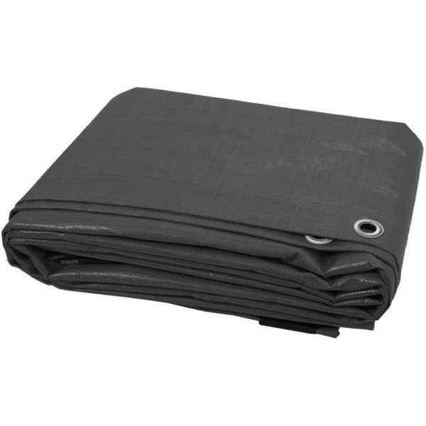 200 GSM Heavy Duty Reinforced Waterproof Tarpaulin Cover with 4 Tarp Clips