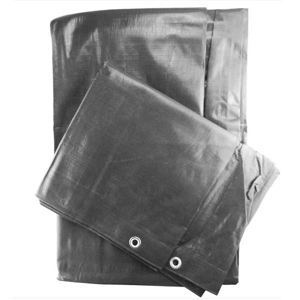 200GSM Heavy Duty Grey Tarpaulin Multipurpose Protective Sheets