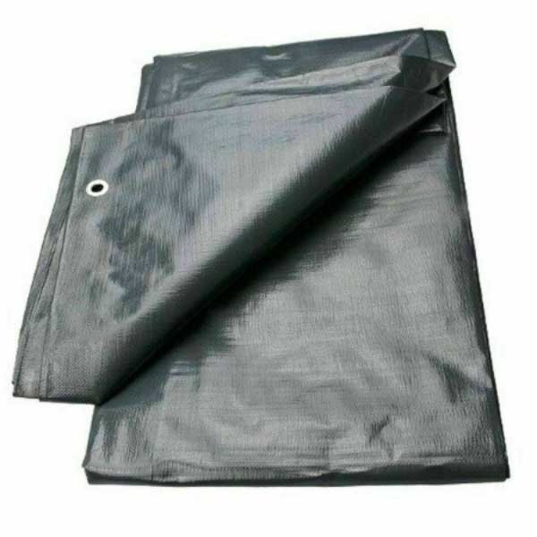 200GSM Heavy Duty Grey Tarpaulin Multipurpose Protective Sheets