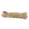 20m Long 3 Strand Twisted Untreated Pure Hemp Rope Natural Cord Twine Sash Crafts