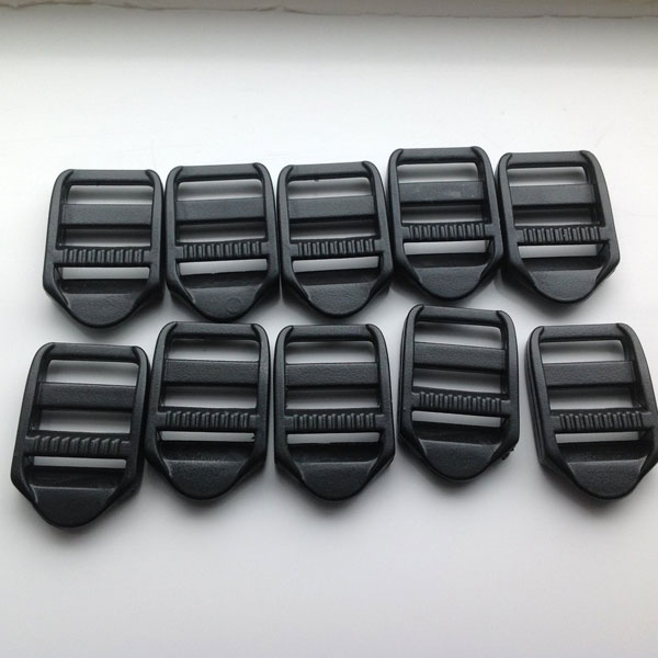 20mm Black Plastic Ladderlock Buckles