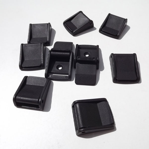 25mm Black Plastic Cam Lever Flap Buckle