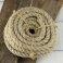 2m Jute Hessian Rope Braided & Twisted For Boating Sash Garden Decking