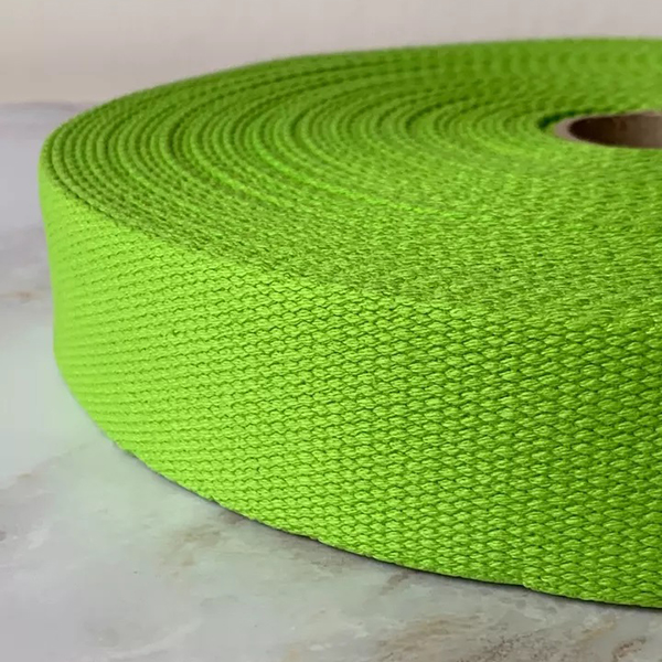 Durable Cotton Webbing Belt Strap Tape - 1 Meter Long