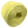 3 Strand Yellow Polypropylene Nylon Lightweight Rope Coil - 12mm Thick