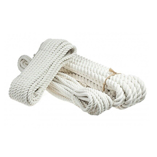 30m Long Sash Cord Twine Natural Cotton 3 Stand Rope For Washing Clothes 