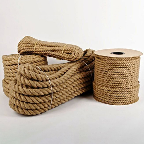 30m Long Natural Jute Hessian Rope Twisted Braided Decking Garden Boatin