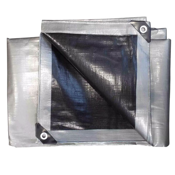 350 GSM Extra Heavy Duty Tarpaulin Waterproof Silver Cover Ground Sheet 