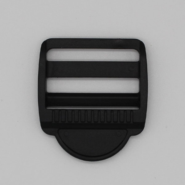 38mm Black Plastic Ladderlock Buckles