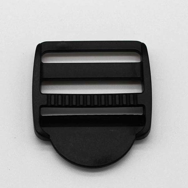 38mm Black Plastic Ladderlock Buckles