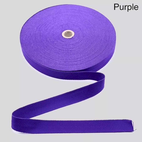 3m Long Herringbone Acrylic Twill Cotton Blend Webbing Tape Sew Strap