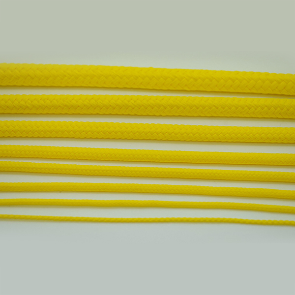 3mm Thick Yellow Polypropylene Rope Braided Poly Cord Line Sailing Boating Camping