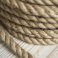 40m Natural Twisted Jute Hessian Rope Braided For Boating Sash & Garden Decking