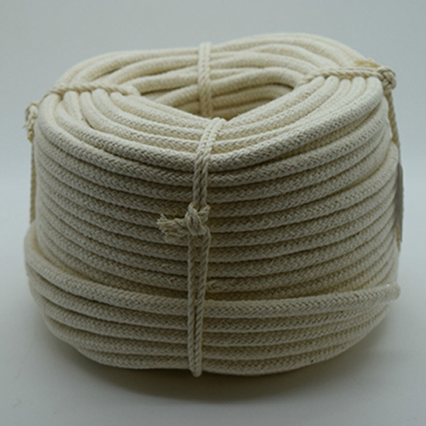 4mm Untreated Braided Cotton Natural Rope for Washing Clothes & Bag Handles