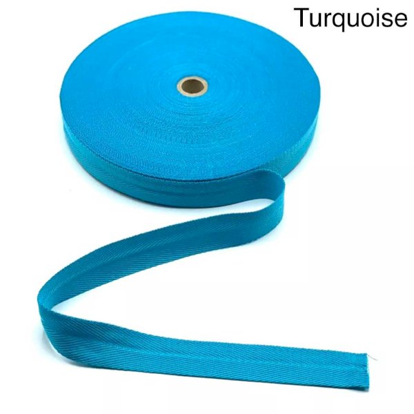 50m Long Herringbone Strong Acrylic Twill Cotton Webbing Sew Strap Tape 