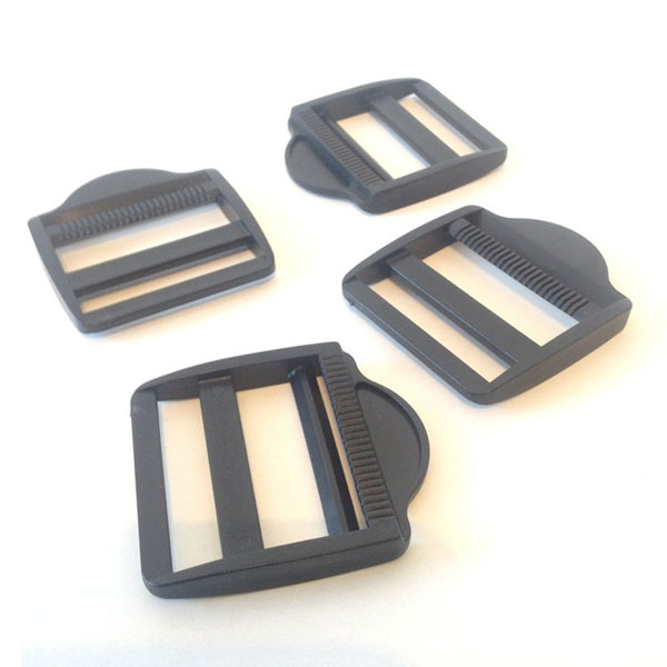 50mm Black Plastic Ladderlock Buckles