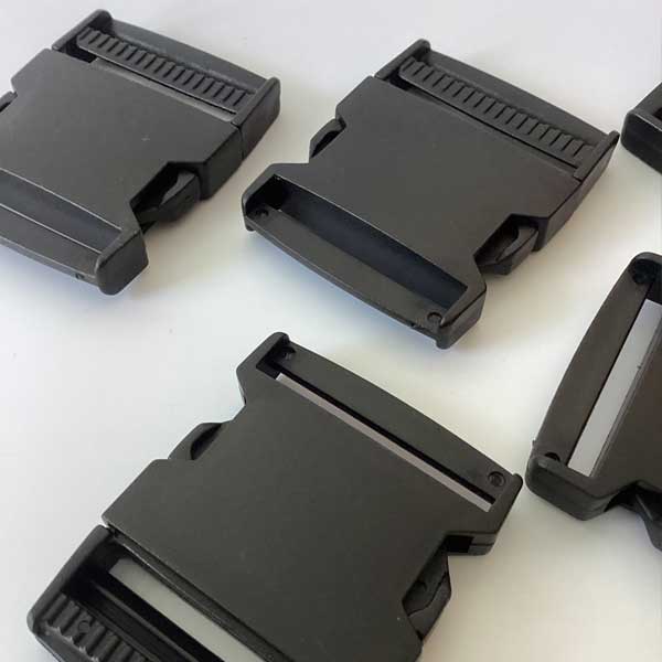 50mm Black Plastic Side Release Buckles