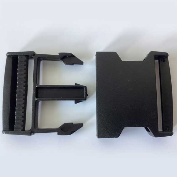 50mm Black Plastic Side Release Buckles