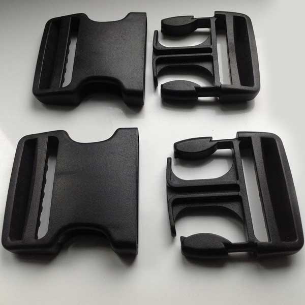 50mm Dual Adjust Black Side Release Buckles