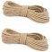 6mm Cord Twisted Pure Natural Jute Hessian Rope For Garden Decking 